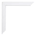 Catania MDF Bilderrahmen 70x100cm Weiss Detail Ecke | Yourdecoration.de