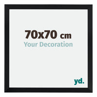 Catania MDF Bilderrahmen 70x70cm Schwarz Messe | Yourdecoration.de