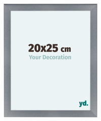 Como MDF Bilderrahmen 20x25cm Aluminium Geburstet Vorne Messe | Yourdecoration.de