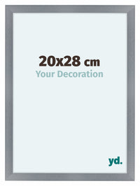 Como MDF Bilderrahmen 20x28cm Aluminium Geburstet Vorne Messe | Yourdecoration.de