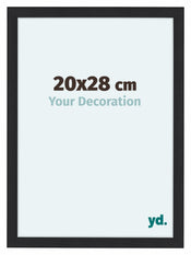Como MDF Bilderrahmen 20x28cm Schwarz Gemasert Vorne Messe | Yourdecoration.de