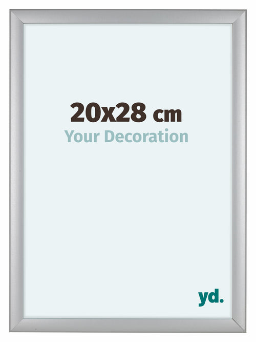 Como MDF Bilderrahmen 20x28cm Silber Matt Vorne Messe | Yourdecoration.de