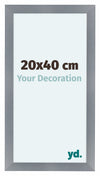 Como MDF Bilderrahmen 20x40cm Aluminium Geburstet Vorne Messe | Yourdecoration.de