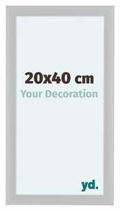 Como MDF Bilderrahmen 20x40cm Weiss Matt Vorne Messe | Yourdecoration.de