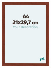Como MDF Bilderrahmen 21x29 7cm A4 Kirschbaum Vorne Messe | Yourdecoration.de