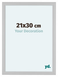 Como MDF Bilderrahmen 21x30cm Weiss Matt Vorne Messe | Yourdecoration.de