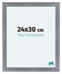 Como MDF Bilderrahmen 24x30cm Aluminium Geburstet Vorne Messe | Yourdecoration.de