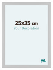 Como MDF Bilderrahmen 25x35cm Weiss Hochglanz Vorne Messe | Yourdecoration.de