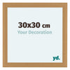 Como MDF Bilderrahmen 30x30cm Buche Vorne Messe | Yourdecoration.de