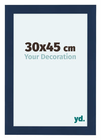Como MDF Bilderrahmen 30x45cm Dunkelblau Gewischt Vorne Messe | Yourdecoration.de