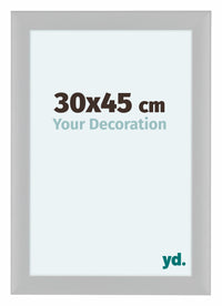 Como MDF Bilderrahmen 30x45cm Weiss Hochglanz Vorne Messe | Yourdecoration.de