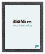 Como MDF Bilderrahmen 35x45cm Grau Gewischt Vorne Messe | Yourdecoration.de