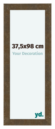Como MDF Bilderrahmen 37 5x98cm Gold Antik Vorne Messe | Yourdecoration.de