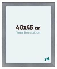 Como MDF Bilderrahmen 40x45cm Aluminium Geburstet Vorne Messe | Yourdecoration.de