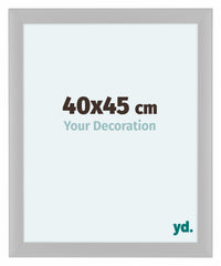 Como MDF Bilderrahmen 40x45cm Weiss Matt Vorne Messe | Yourdecoration.de