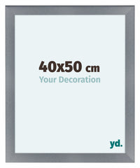 Como MDF Bilderrahmen 40x50cm Aluminium Geburstet Vorne Messe | Yourdecoration.de