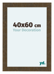 Como MDF Bilderrahmen 40x60cm Gold Antik Vorne Messe | Yourdecoration.de