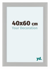 Como MDF Bilderrahmen 40x60cm Weiss Gemasert Vorne Messe | Yourdecoration.de