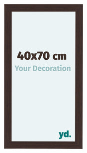 Como MDF Bilderrahmen 40x70cm Eiche Dunkel Vorne Messe | Yourdecoration.de