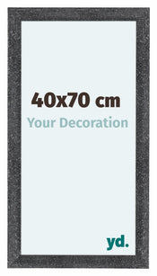 Como MDF Bilderrahmen 40x70cm Grau Gewischt Vorne Messe | Yourdecoration.de