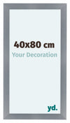 Como MDF Bilderrahmen 40x80cm Aluminium Geburstet Vorne Messe | Yourdecoration.de