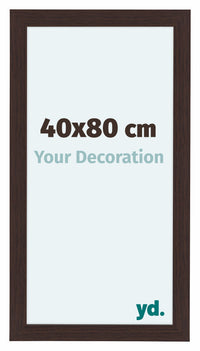 Como MDF Bilderrahmen 40x80cm Eiche Dunkel Vorne Messe | Yourdecoration.de