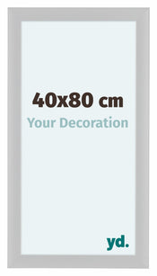 Como MDF Bilderrahmen 40x80cm Weiss Hochglanz Vorne Messe | Yourdecoration.de