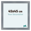 Como MDF Bilderrahmen 45x45cm Aluminium Geburstet Vorne Messe | Yourdecoration.de