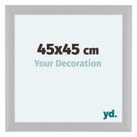 Como MDF Bilderrahmen 45x45cm Weiss Matt Vorne Messe | Yourdecoration.de