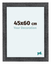 Como MDF Bilderrahmen 45x60cm Grau Gewischt Vorne Messe | Yourdecoration.de