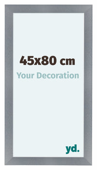 Como MDF Bilderrahmen 45x80cm Aluminium Geburstet Vorne Messe | Yourdecoration.de