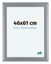 Como MDF Bilderrahmen 46x61cm Silber Matt Vorne Vorne | Yourdecoration.de