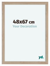 Como MDF Bilderrahmen 48x67cm Eiche Hell Vorne Messe | Yourdecoration.de