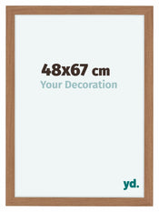 Como MDF Bilderrahmen 48x67cm Nussbaum Hell Vorne Messe | Yourdecoration.de