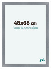 Como MDF Bilderrahmen 48x68cm Aluminium Gebeurstet Vorne Vorne | Yourdecoration.de