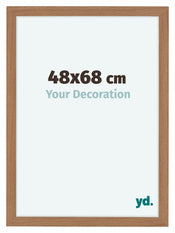 Como MDF Bilderrahmen 48x68cm Nussbaum Hell Vorne Vorne | Yourdecoration.de
