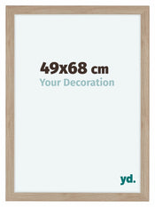 Como MDF Bilderrahmen 49x68cm Eiche Hell Vorne Messe | Yourdecoration.de