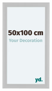 Como MDF Bilderrahmen 50x100cm Weiss Matt Vorne Vorne | Yourdecoration.de