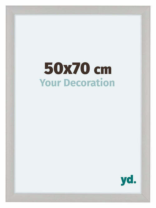 Como MDF Bilderrahmen 50x70cm Weiss Gemasert Vorne Messe | Yourdecoration.de