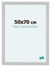 Como MDF Bilderrahmen 50x70cm Weiss Matt Vorne Messe | Yourdecoration.de