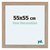Como MDF Bilderrahmen 55x55cm Eiche Hell Vorne Messe | Yourdecoration.de