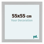 Como MDF Bilderrahmen 55x55cm Weiss Matt Vorne Messe | Yourdecoration.de