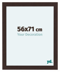 Como MDF Bilderrahmen 56x71cm Eiche Dunkel Vorne Messe | Yourdecoration.de