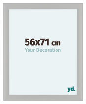 Como MDF Bilderrahmen 56x71cm Weiss Gemasert Vorne Messe | Yourdecoration.de