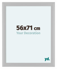 Como MDF Bilderrahmen 56x71cm Weiss Matt Vorne Messe | Yourdecoration.de