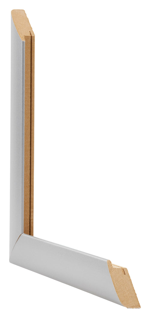 Como MDF Bilderrahmen 59 4x84cm A1 Silber Matt Querschnitt | Yourdecoration.de