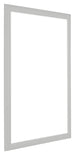 Como MDF Bilderrahmen 59x84cm Weiss Gemasert Vorne Schrag | Yourdecoration.de