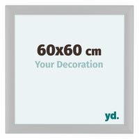 Como MDF Bilderrahmen 60x60cm Weiss Matt Vorne Messe | Yourdecoration.de
