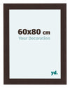 Como MDF Bilderrahmen 60x80cm Eiche Dunkel Vorne Messe | Yourdecoration.de