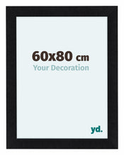 Como MDF Bilderrahmen 60x80cm Schwarz Matt Vorne Messe | Yourdecoration.de